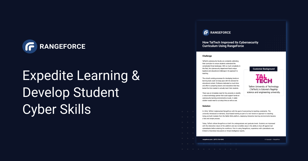 Expedite Learning &  Develop Student Cyber Skills